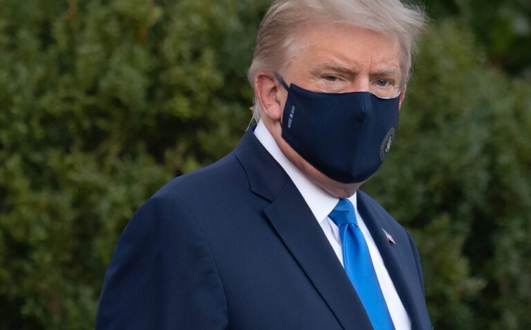 «Creo que estoy muy bien», dice Trump antes de ser hospitalizado por covid-19