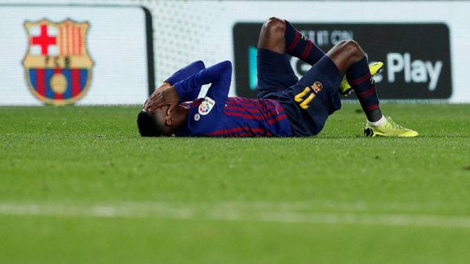 Dembélé sufre nueva lesión en entrenamiento con el Barcelona