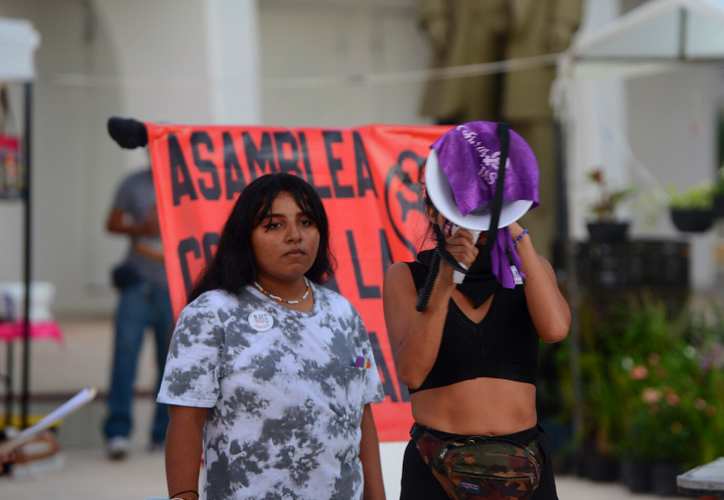 Feministas exigen justicia por el feminicidio de Alexis en Cancún