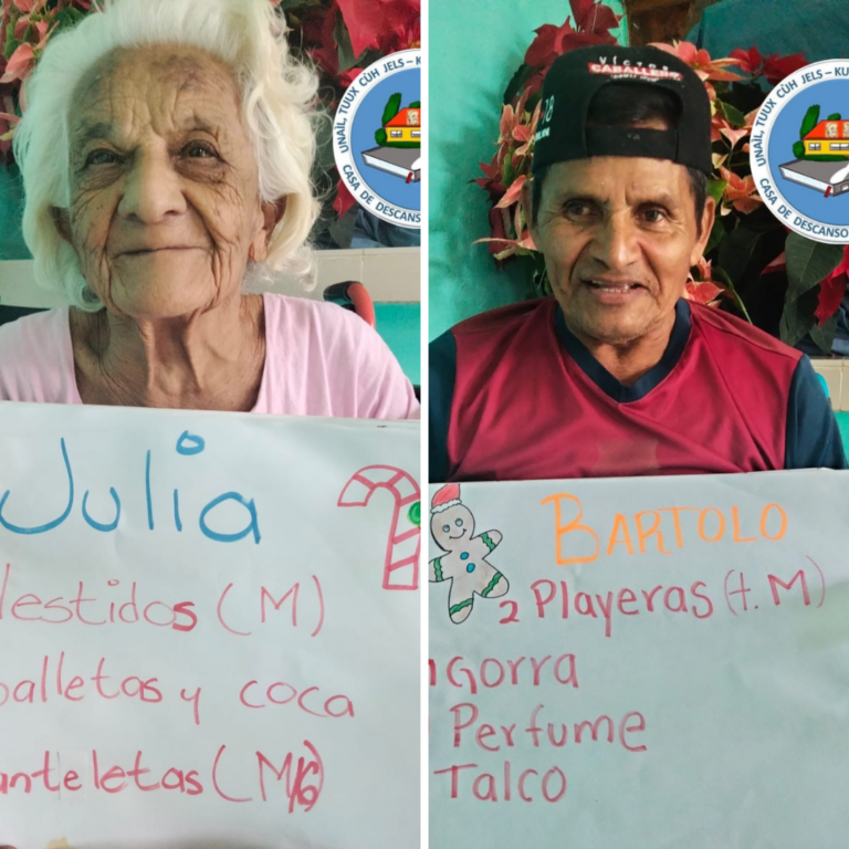 Regalos para abuelitos en Navidad; Casa de Descanso lanza dinámica de apoyo