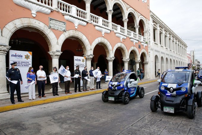 Dan banderazo de salida al operativo decembrino en Mérida