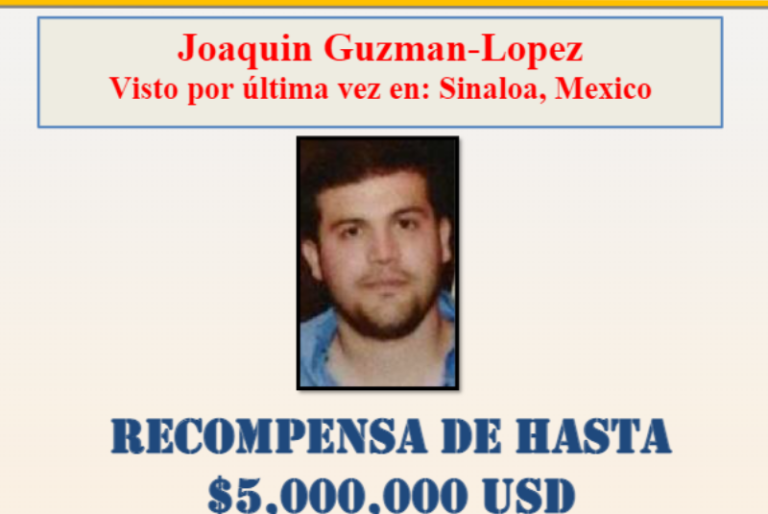 EU actualiza ficha de búsqueda de Joaquín Guzmán López, hijo de «El Chapo»