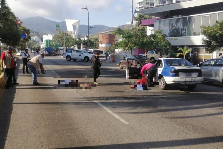 Ataque armado en plena Costera de Acapulco deja dos muertos