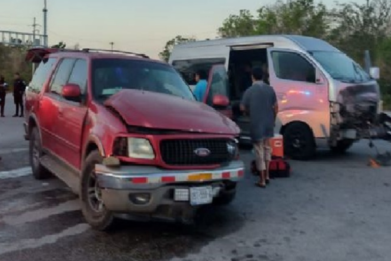 Encontronazo en la Chemax-Cobá deja seis lesionados