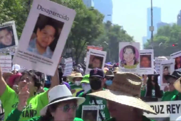 Mujeres protestan este Día de las Madres por sus hijos desaparecidos en México