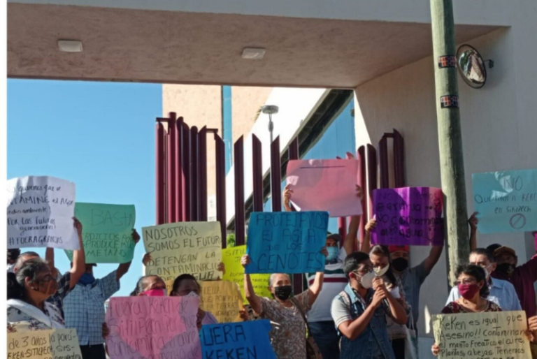 Habitantes de Sitilpech exigen cierre definitivo de Kekén