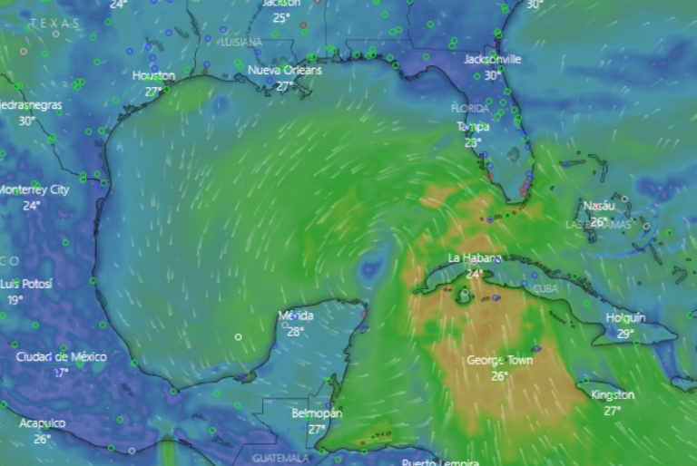 Sigue en vivo la trayectoria del Ciclón Tropical Uno frente a costas de Quintana Roo: MAPA