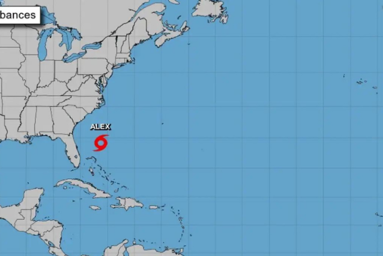 Se forma la Tormenta Tropical Alex en el Golfo de México; Sigue su trayectoria en vivo