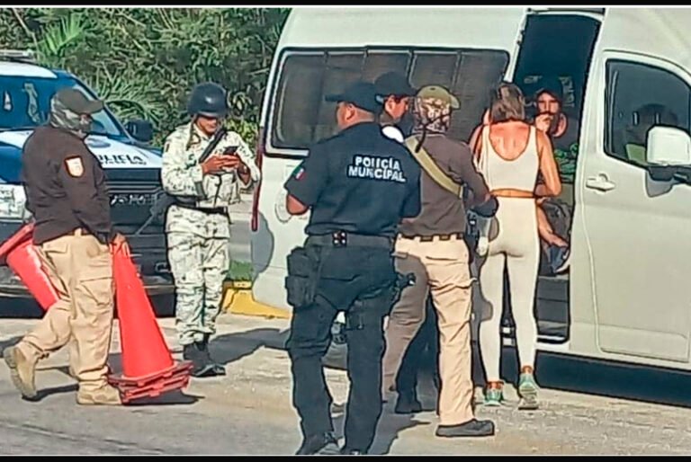 Detienen a italiano y francesa en Tulum tras no comprobar estancia legal en México