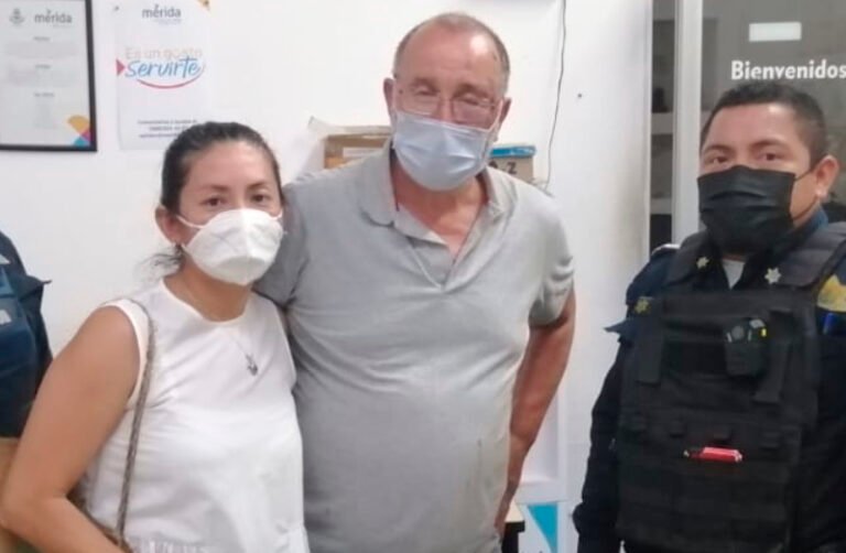 Localizan a turista extraviado en el centro de Mérida