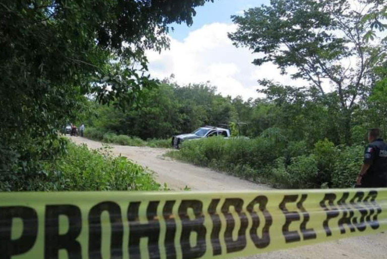 Hallan dos cadáveres flotando en una pileta cerca de la colonia San Cecilia en Cancún