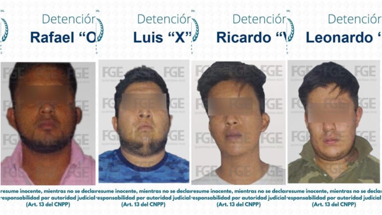 Capturan a presuntos responsables de homicidios y narcomenudeo en Tulum