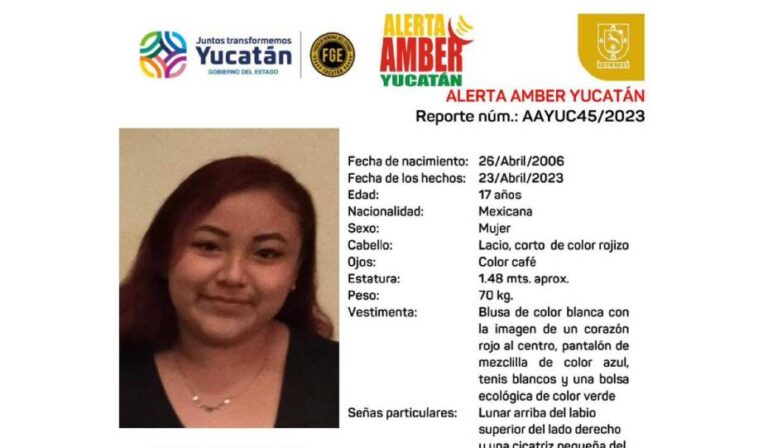 DESAPARECE JOVENCITA DE 17 AÑOS EN MÉRIDA, VANESA YAM