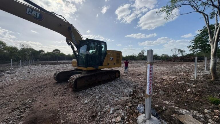 Detectan devastación ambiental y clausuran predio dentro de la Reserva Cuxtal