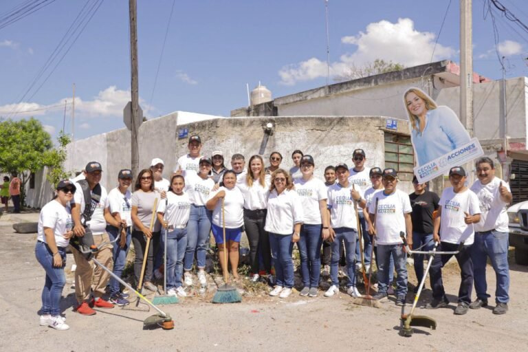 EN EQUIPO SIGAMOS TRABAJANDO POR LA SEGURIDAD DE MÉRIDA: CECILIA PATRÓN