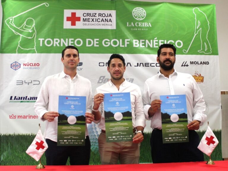 Cruz Roja Mexicana invita a torneo de golf benéfico
