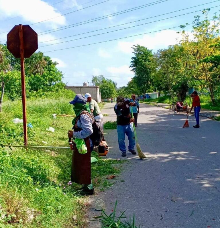 Refuerzan imagen urbana y espacios públicos en Kanasín con acciones permanentes de mejora