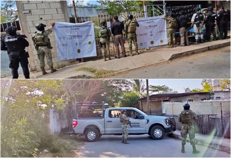 Cae presunto distribuidor de drogas tras cateo en Los Olivos de Kanasín