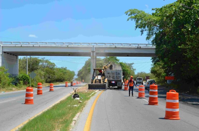 Anuncian cierres y cambios viales en la Mérida–Progreso por reconstrucción de puentes