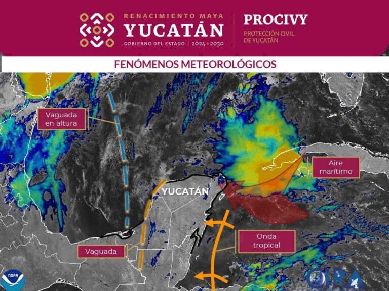 ALERTAN POR LLUVIAS INTENSAS Y POSIBLES INUNDACIONES EN YUCATÁN HASTA JUNIO