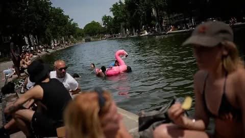 Ola de calor rompe récords en Francia y obliga a restringir actividades en Europa