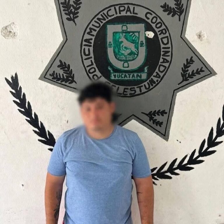 Falsa alerta moviliza a policías en Celestún; responsable termina realizando trabajo comunitario