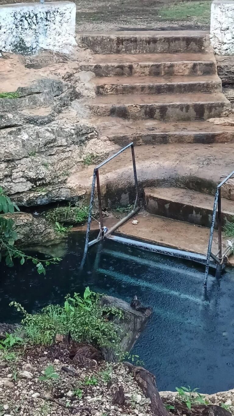 Cierran temporalmente el cenote Noh-Ac por aumento del nivel del agua tras intensas lluvias